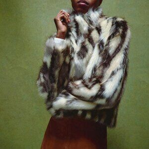 NWT Faux Fur Coat ZW Collection